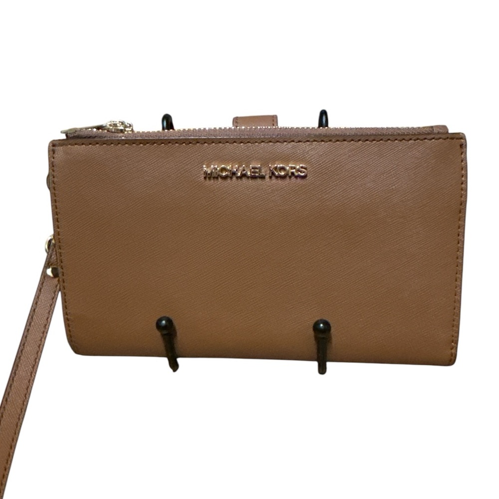 Michael Kors Tan Wristlet Wallet